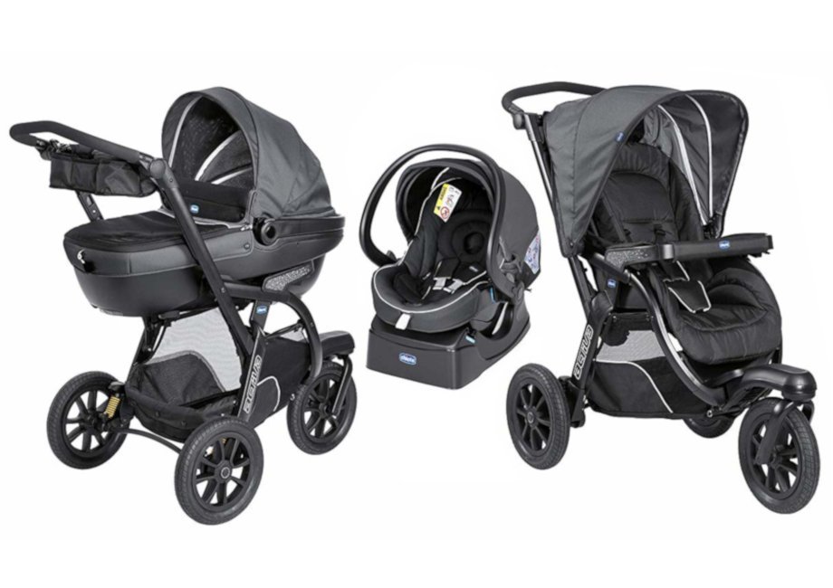 Trio Chicco Activ3 sistema modulare con kit car GuidaMamme